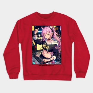 Japanese Anime Streetwear - DJ Crewneck Sweatshirt